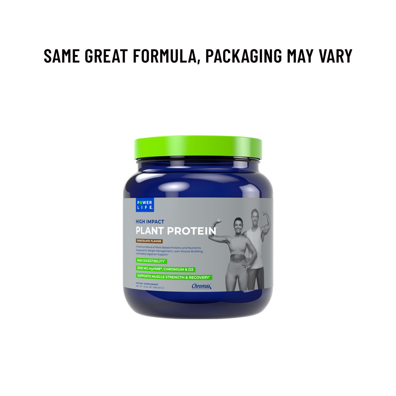 Amazon.com: POWERLIFE High Impact Plant Protein Powder with 3000