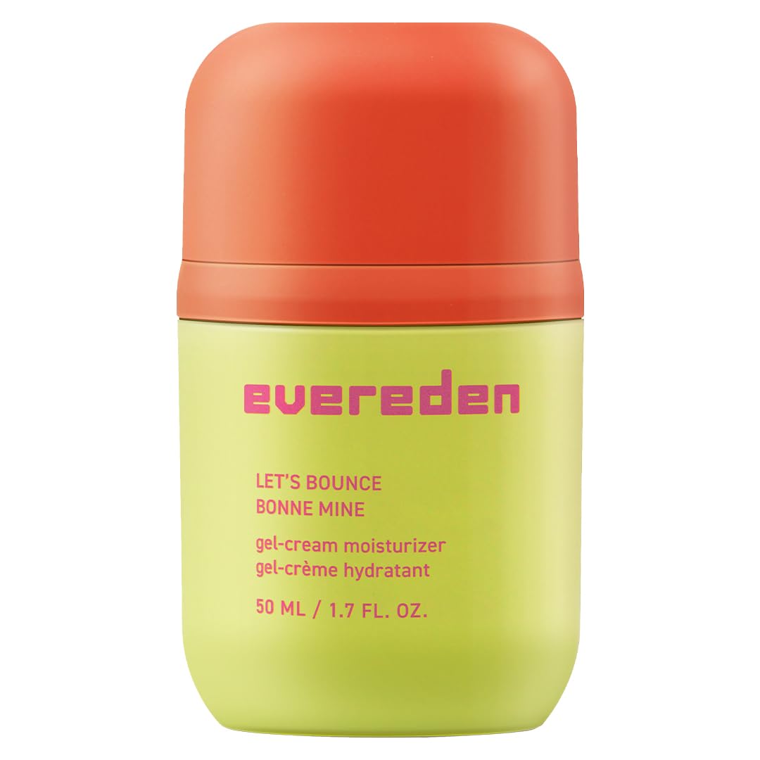 Evereden Let's Bounce Gel-Cream Preppy Skincare Moisturizer: Light, Non-Greasy Hydration for the Oily & Pimple-Prone - Redness-Calming Clean & Vegan Skin Care for Pre-teens, Teens 10-12 & Beyond