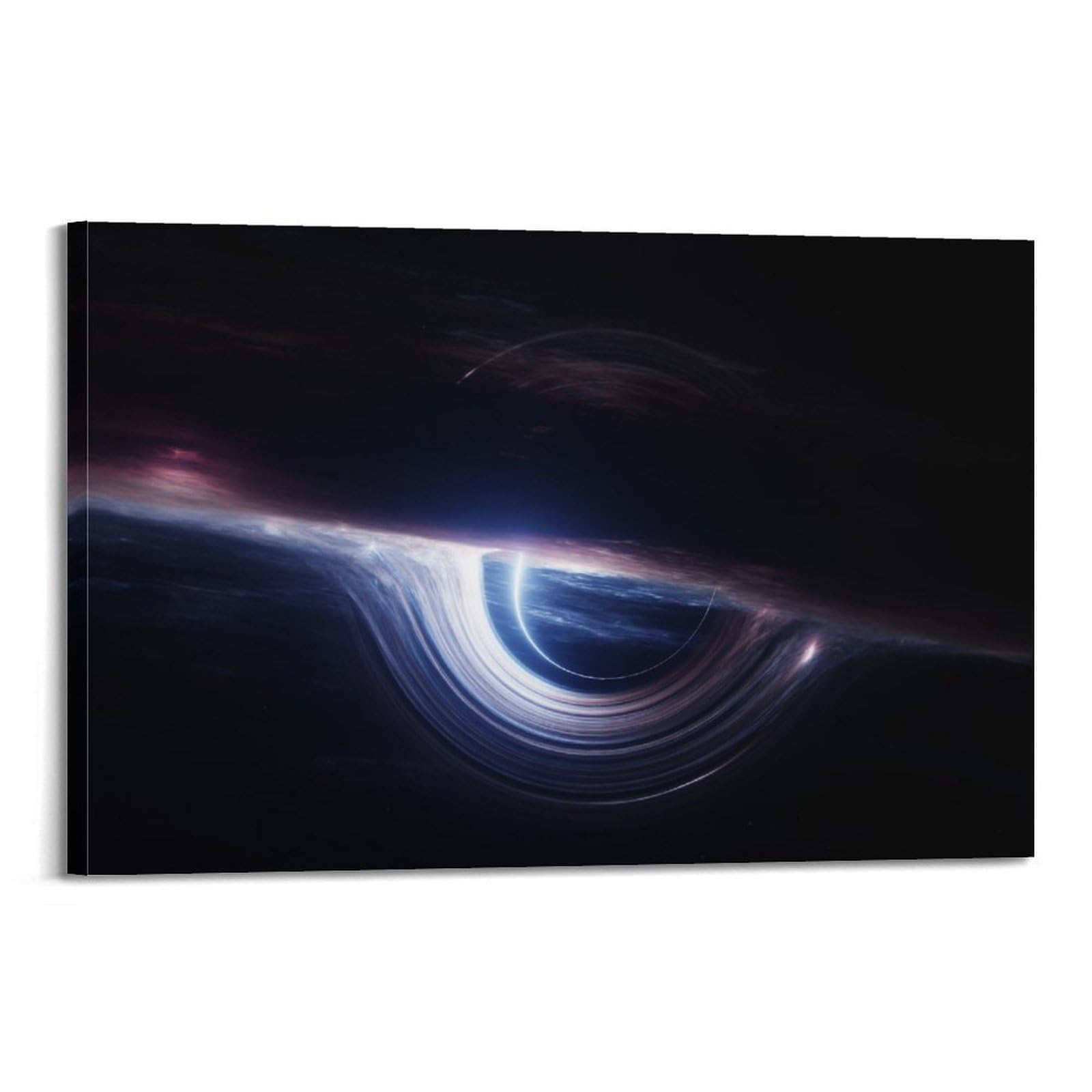OKAHYS Black Hole Wormhole Deep Space Poster Decorative Painting Canvas Wall Artworks Picture 08x12inch(20x30cm)