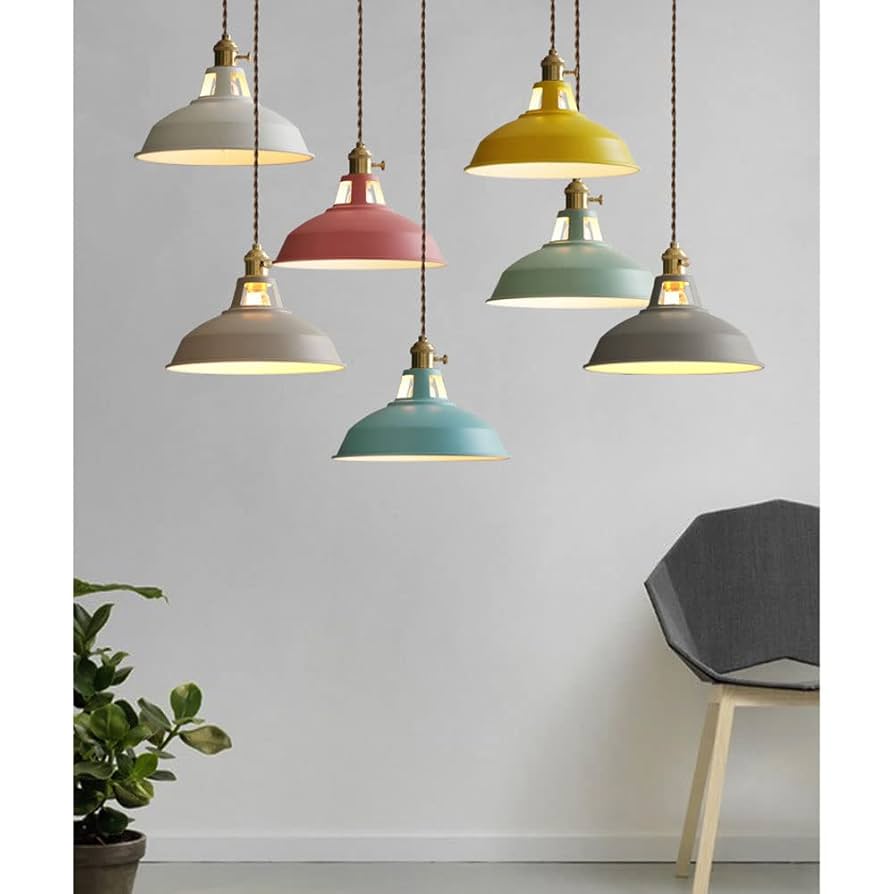 makaron♡ SHUANGZ Retro Macaron Hanging Lamp Creative Modern