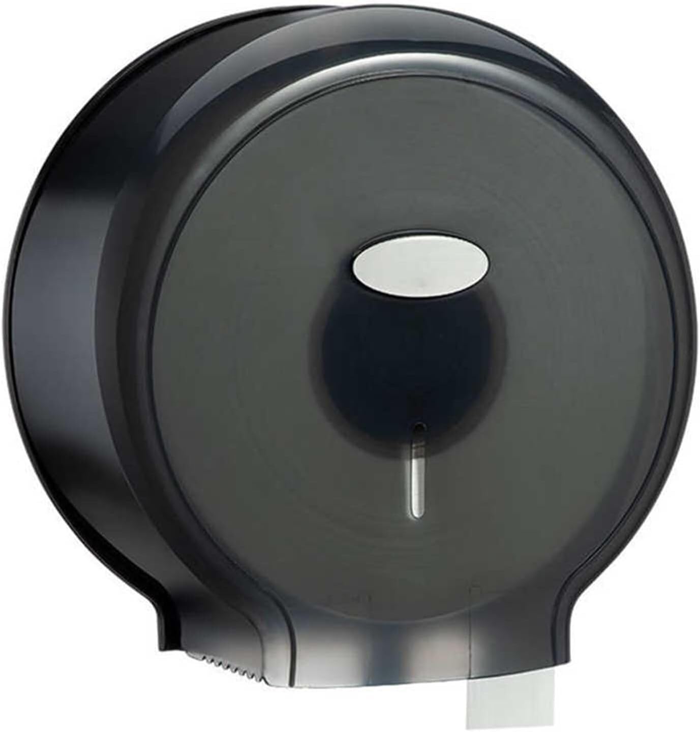 KFGISD, Tissue DispenserToilet Roll Dispenser Without Punching Wall Mounted Single Roll Tissue Dispenser Bracket,Toilet Roll Holders(Black)