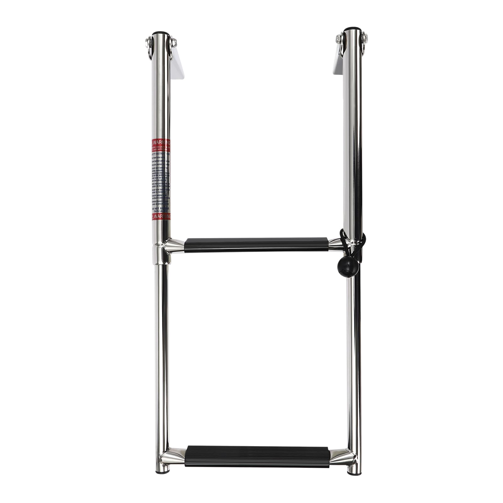 2-Step Stainless Steel Telescopic Boat Ladder Telescoping Swim Ladder Boat Marine Ladder for Yacht, Ship, Boat, Swimming Pool
