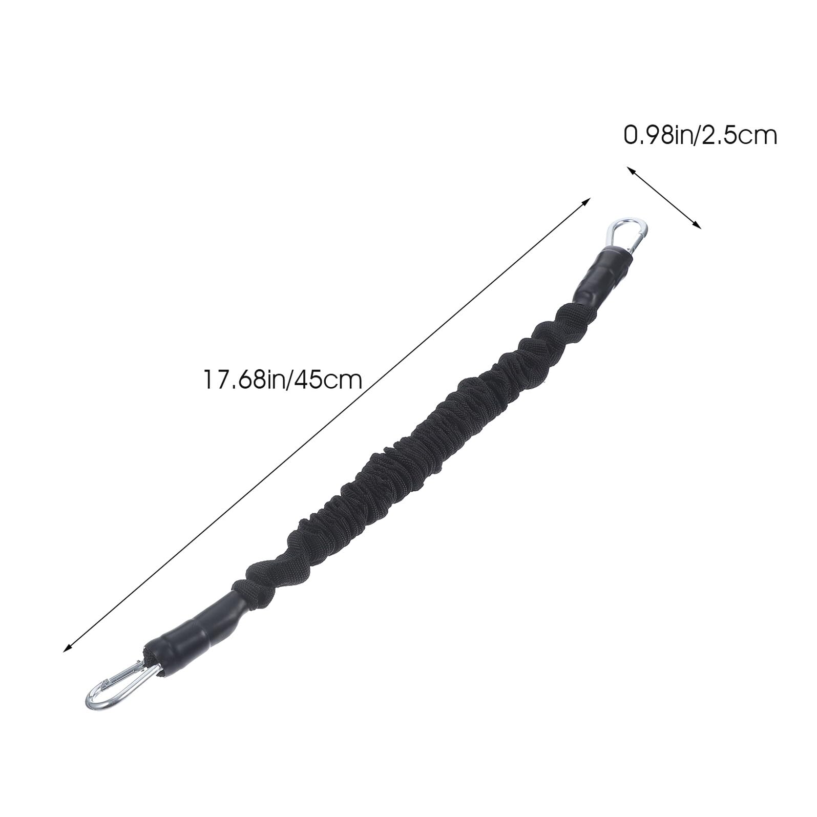 MAGICLULU Fasce di Resistenza in Neoprene Nero per Ragazzo Ragazza, Set per Allenamento Agilità e Coordinazione nei Sport come Basket e Boxe