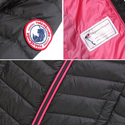 Image of Rokka&Rolla Girls' Ultra Lightweight Packable Down Puffer Jacket Coat