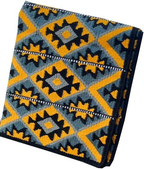 HUMAYL Saddlery Saddle Pad/Blanket for Horses Western Show Horse Saddle Blanket New Zealand Design Handmade Wool Saddle Blanket Top Wool Saddle Pad Regular Size : 34" L x 36" W x 1" inches PAD0431