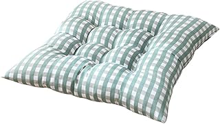 Toruiwa - Cojines de silla cuadrados con 2 solapas, manta decorativa, extra suave y cómoda, 40 x 40 cm, color verde
