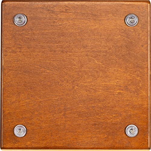 Meinl Percussion Snarecraft Cajon Instrument - Kompakte Trommelkiste mit zwei Snare-Teppichen - Schlagfläche Baltische Birke (SC80AB-B)