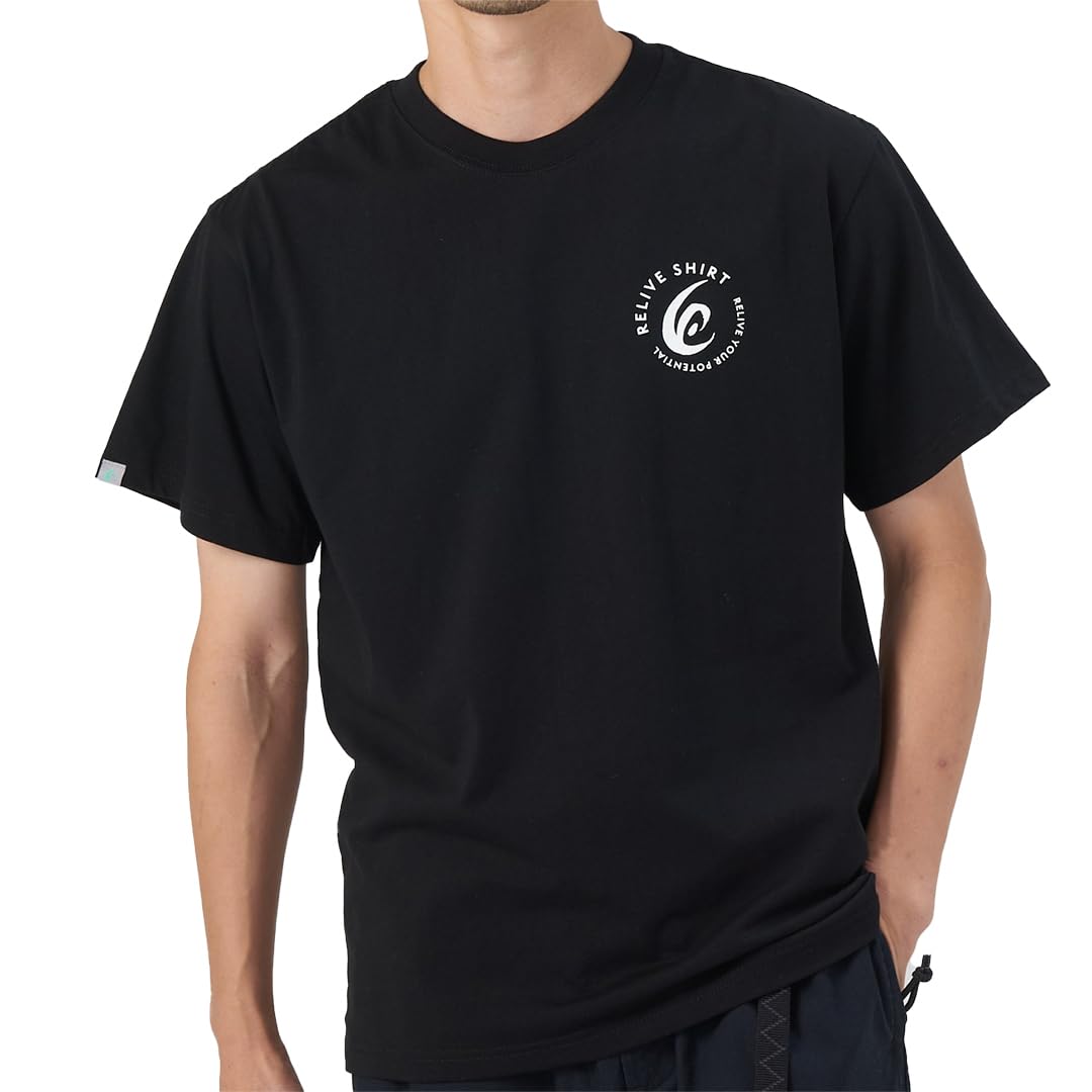 リライブシャツα 男女兼用 リカバリーウェア 黒 Mサイズ【新品未使用】 新品未使用】リライブシャツα リカバリーウェア 男女兼用 M