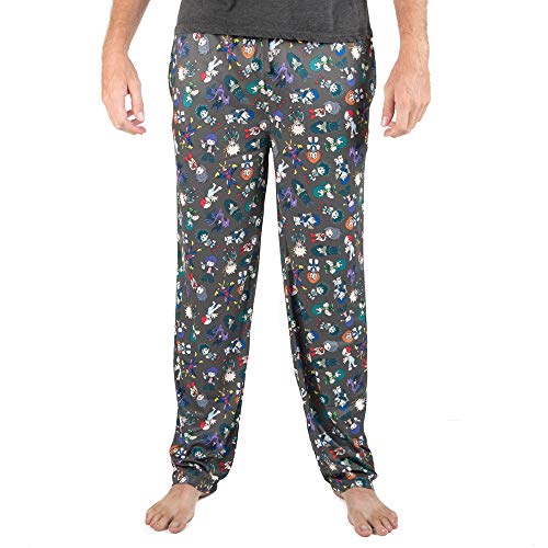 Bioworld My Hero Academia Anime Cartoon Characters Mens Sleep Pajama Pants