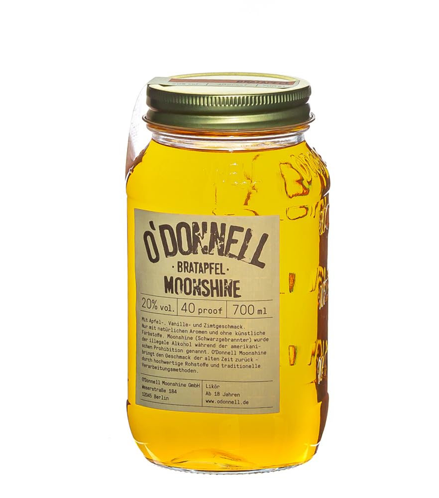 O'Donnell Moonshine Bratapfel Likör 20% Volume 0,7l Liköre