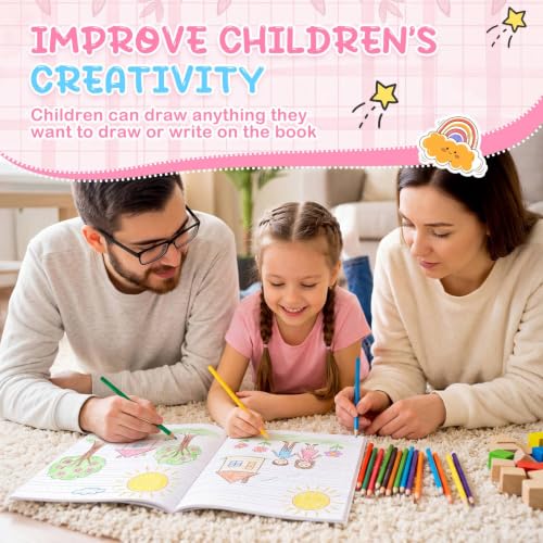 Fainne 50 Packs Primary Composition Notebook Bulk Primary Journal K-2 Grade 9 3/4 x 7 1/2 Inch Primarys Ruled Compositions Book for Kids Draw and Write School Supplies 100 Pages (Macaron Color) - Image 6