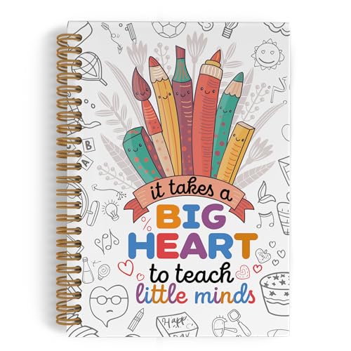Cahier de notes It Takes Big Hearts to Teach Little Minds spirale - 2