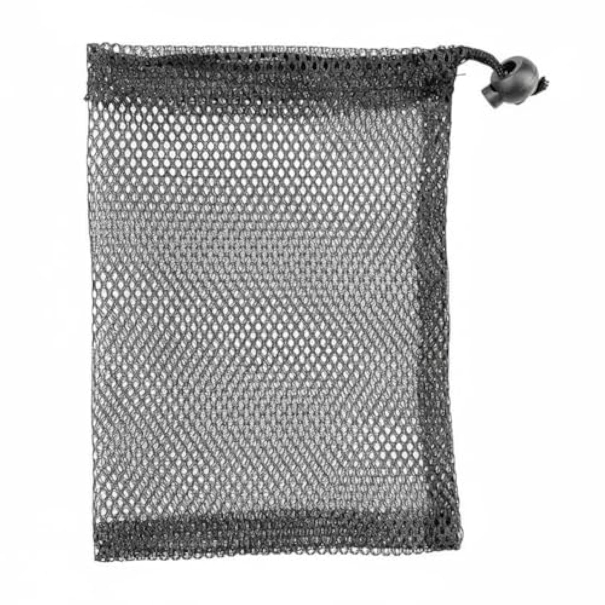 Lightweight Polyester Mesh Drawstring Net Bag, Quick-Drying
