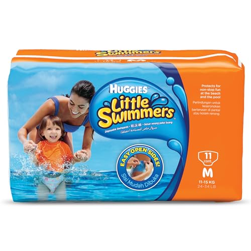 HUGGIES LITTLE SWIMMER Swim Pants Diaper Size Medium 11 Swim Pants