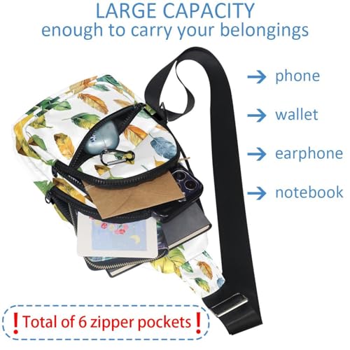 Riñonera cruzada de plumas ideal para viajar y hacer turismo con comodidad 5