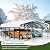JAMFLY 20X20 FT Carport, Heavy Duty Carport Canopy with Galvanized Steel Roof and Frame, Metal Car Garage Upgraded Extra Large Garage for Pickup, Boat, Car and Tractors (20 * 20 FT)