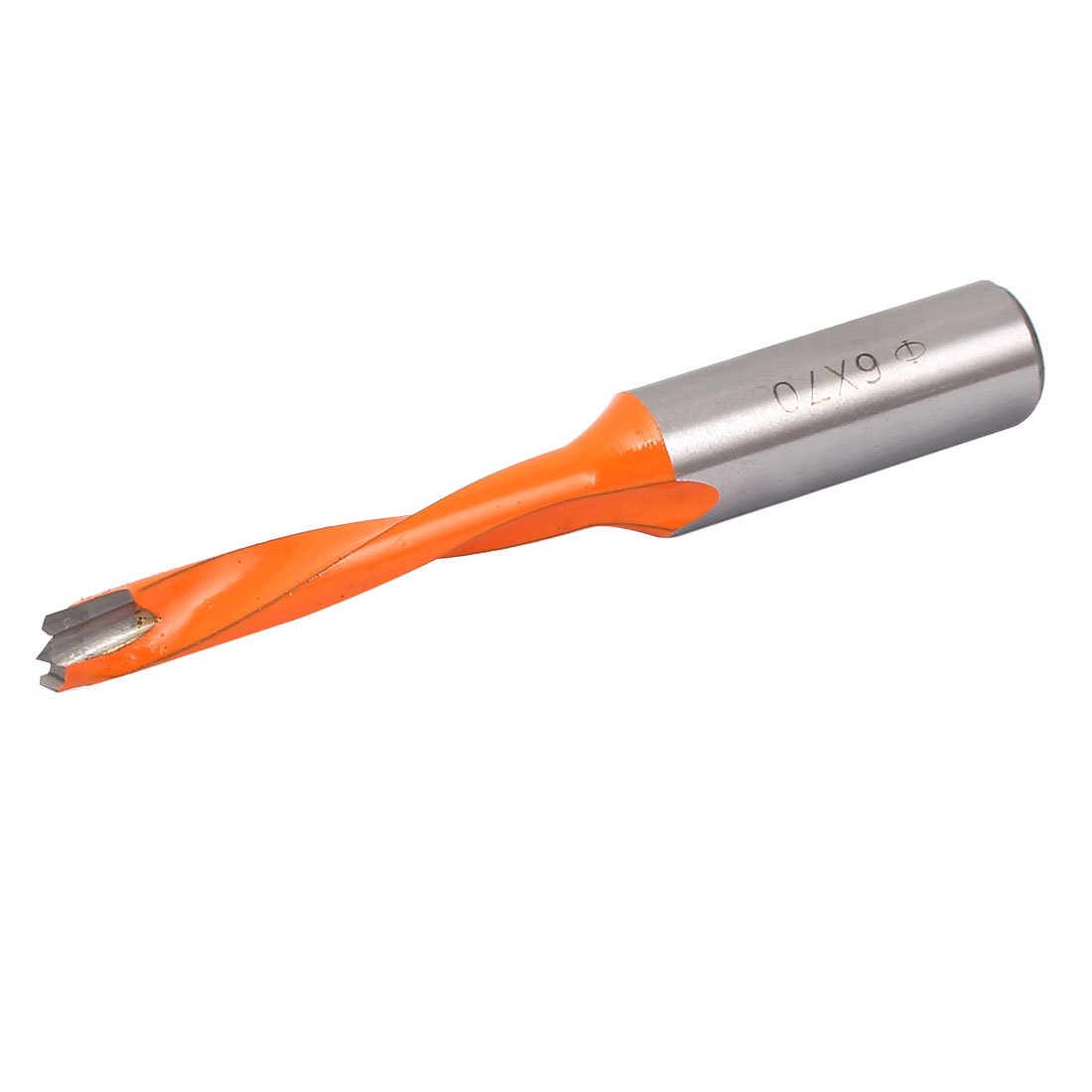 Aexit 6mm Cutting Drill Bits Dia 70mm Long Solid Carbide Brad Point Drill Auger Drill Bits Boring Bit