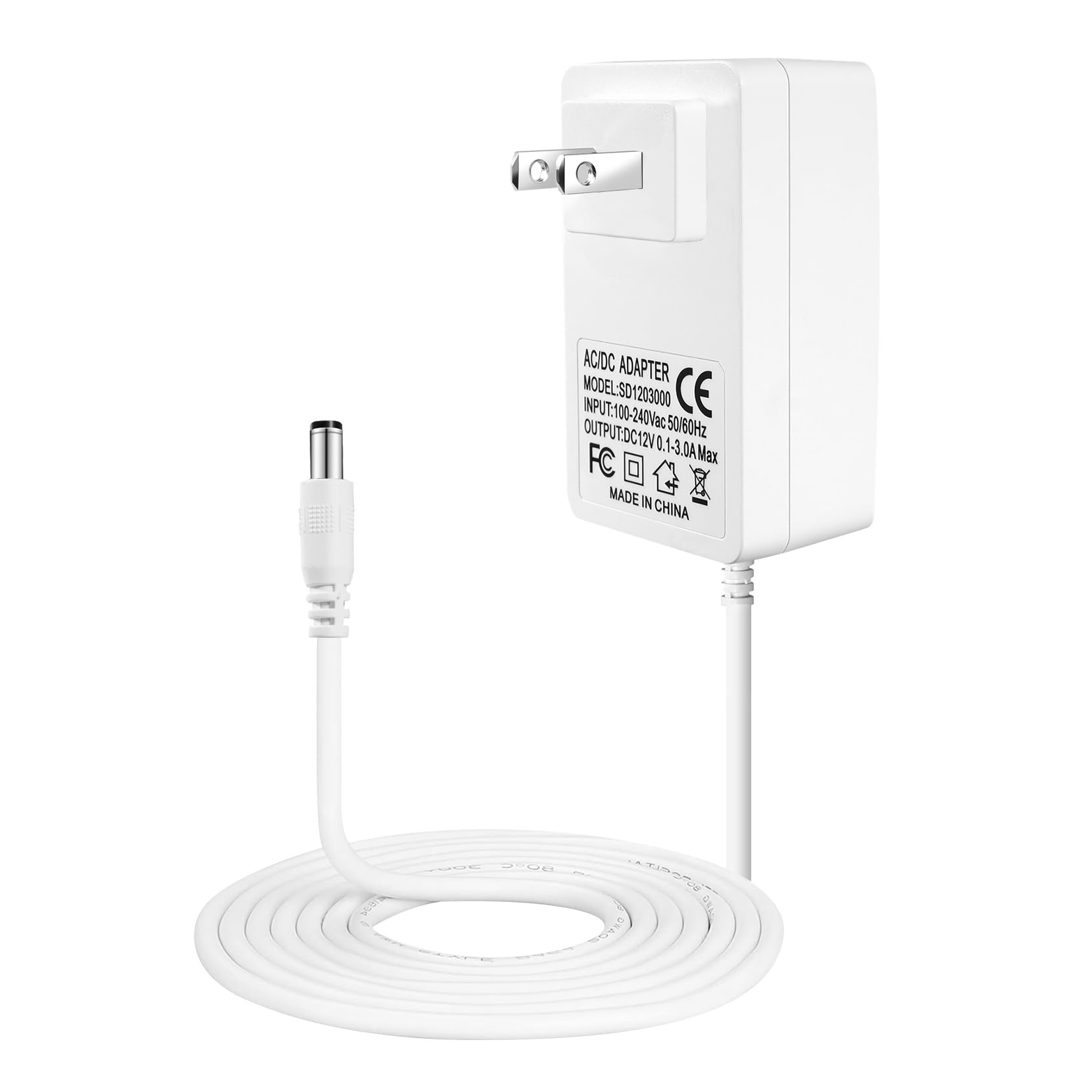 6ft Power Cord for 4moms mamaRoo 4, 12V 3A Charger for RockaRoo Baby Swing, AC Adapter Charging Plug Replacement for mamaroo 2015 Infant Seat Bouncer
