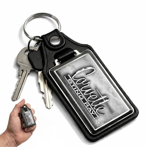 Image of Brotherhood Car Key Chain for Corvette - Classic Models Keychain for Men and Women Gift Key Ring Key Chain