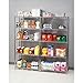 Seville Classics UltraDurable Commercial-Grade 5-Tier NSF-Certified Steel Wire Shelving with Wheels, 36
