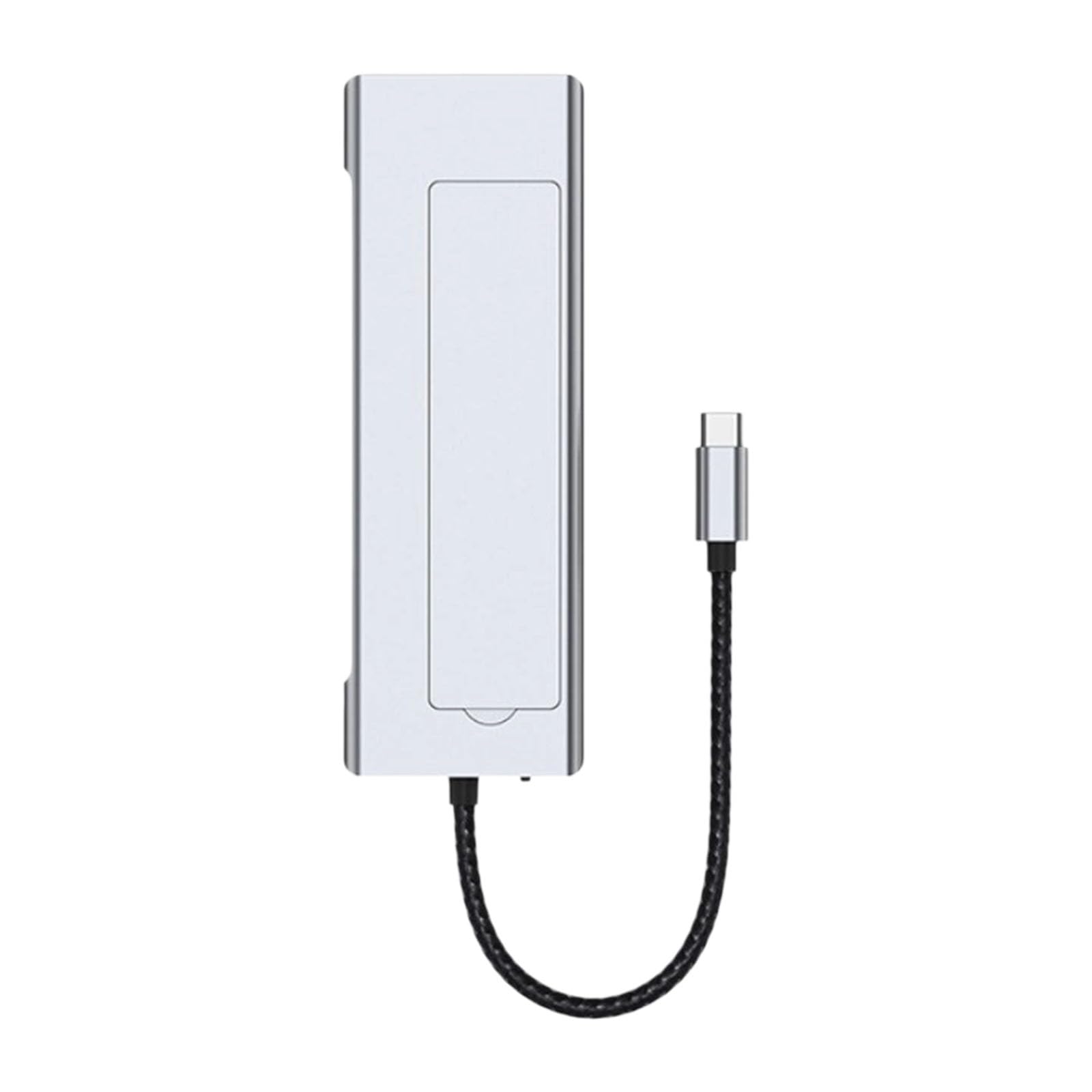 Concentradores USB C con almacenamiento de 100 W de potencia, salida de video 4K, transferencia rápida de datos para PC, laptop, base de múltiples puertos