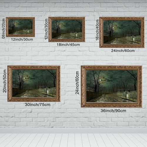 Tableau clair de lune Grimshaw pour décoration murale de bureau - 2