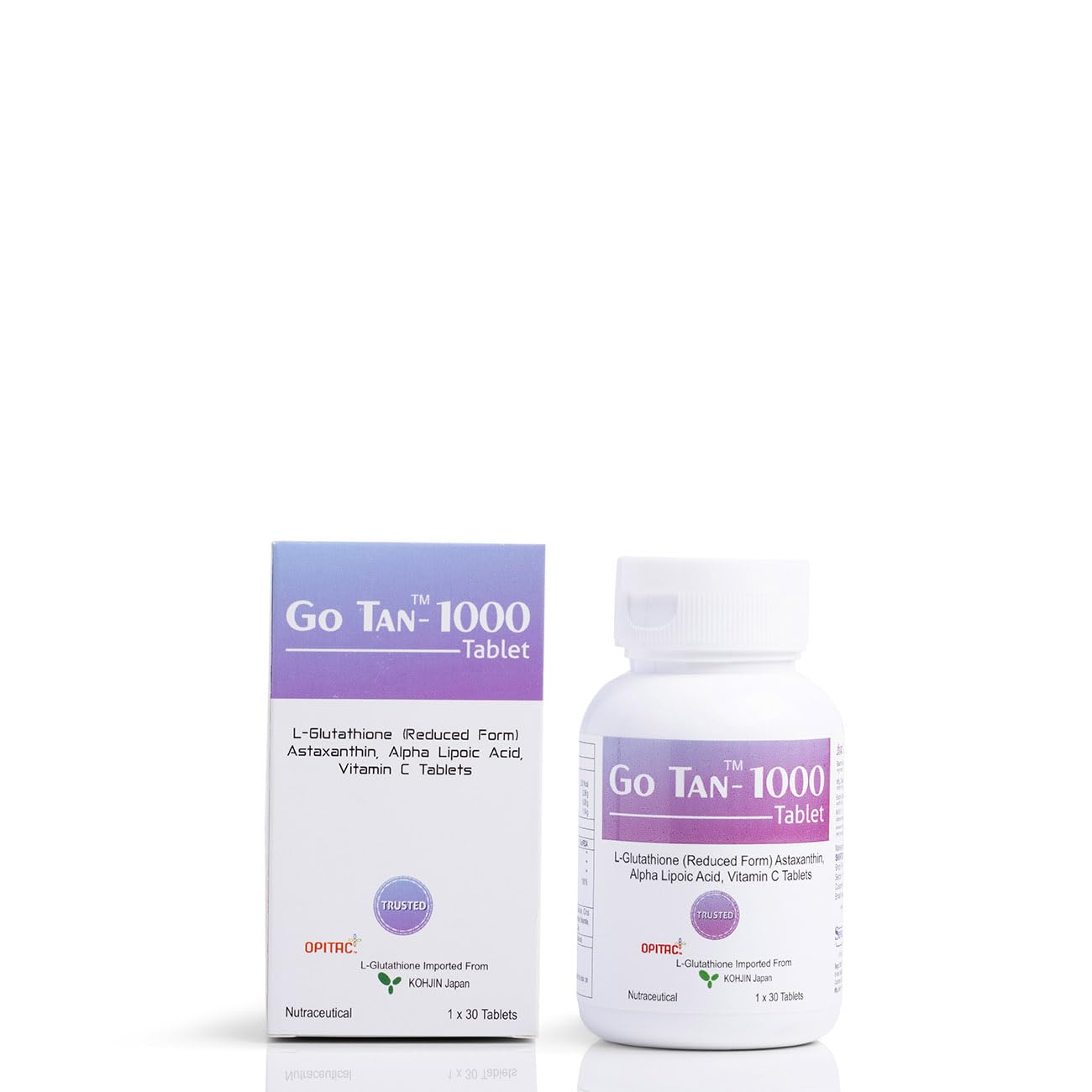 Go Tan-1000 Glutathione Tablets