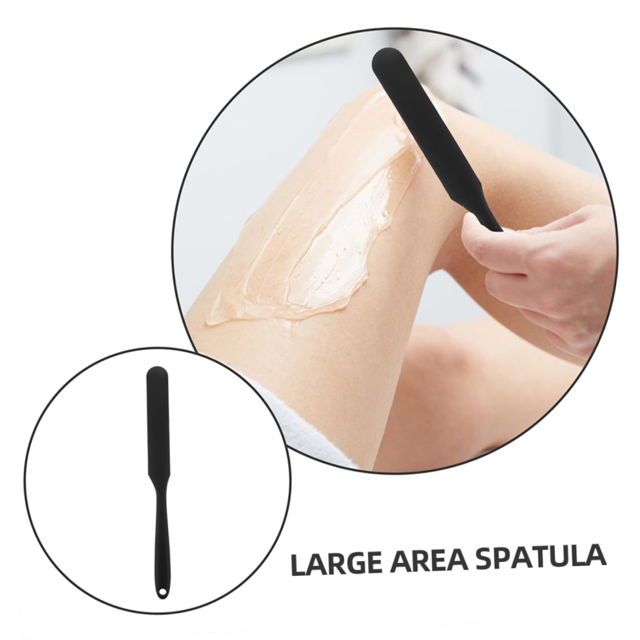 VALICLUD 2Pcs Irregular Waxing Applicator Flexible Silicone Hair Removal Tools for Large Areas Nonstick Waxing Spatula for Efficient Mud and Application for Body Hair Removal