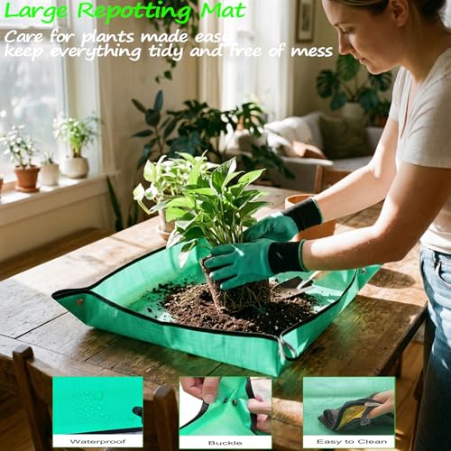 Set de herramientas de jardín 14 piezas con medidor de humedad miniatura 7