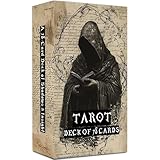 Eternal Whisper Tarot Deck, 78 Tarot Cards with PDF Guidebook, Vintage Gothic Style, Parchment Theme, Modern Witch Tarot for Beginners- Experienced Readers, Divination Spiritual Growth Tool