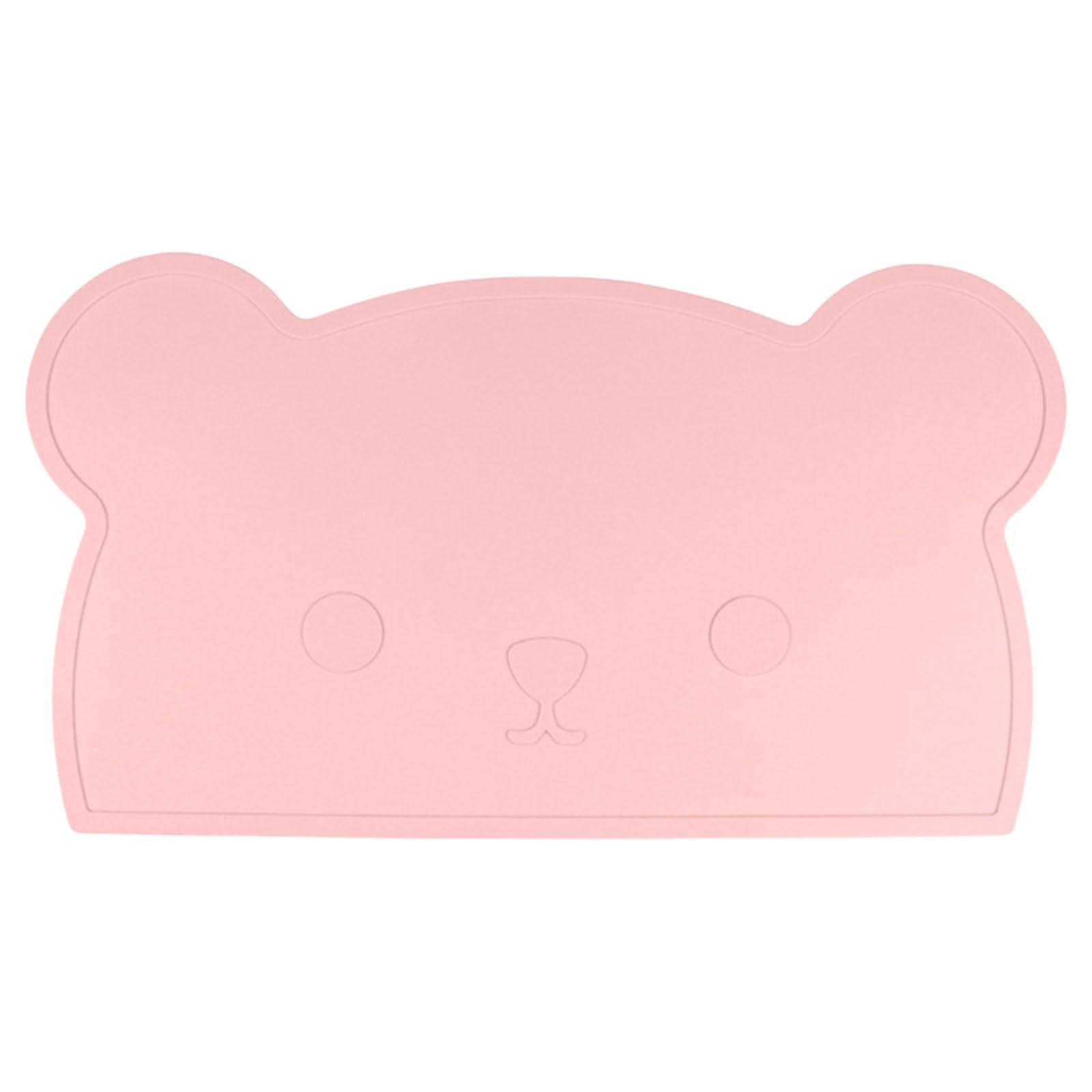 Ubxvamm Kids Silicone Placemat Lovely Shape Not Slip Dining Pad Table Pad Reusable Silicone Table Placemat for Home & Travel