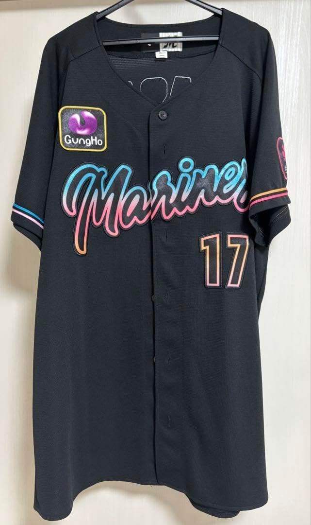 【美品】千葉ロッテマリーンズ 佐々木朗希　BSWユニフォーム　2023 Oサイズ 美千葉マリーンズ 佐々木朗希 BSWユニフォーム 2023 Oサイズ
