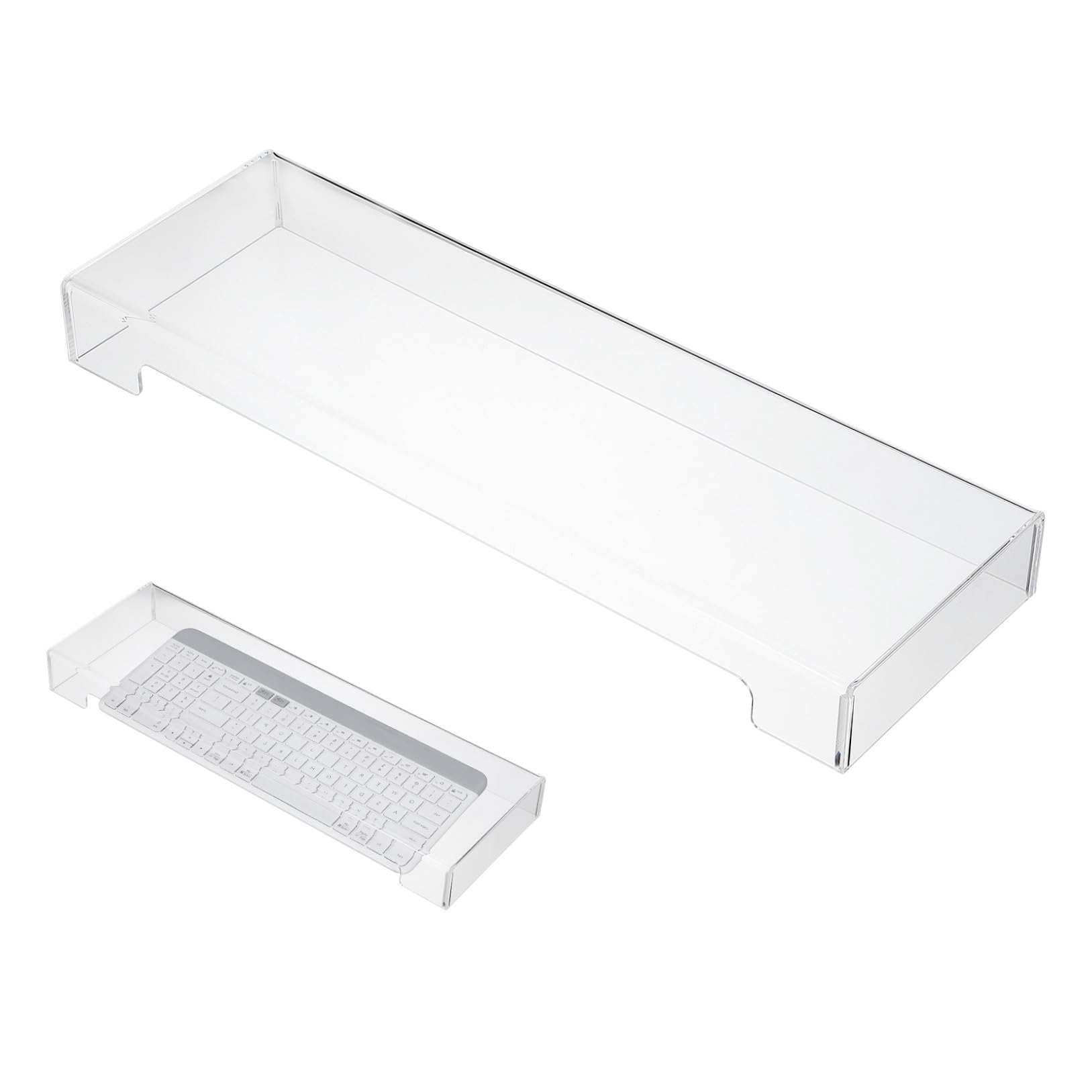 Transparente Protection de Clavier Acrylique pour Clavier de Bureau