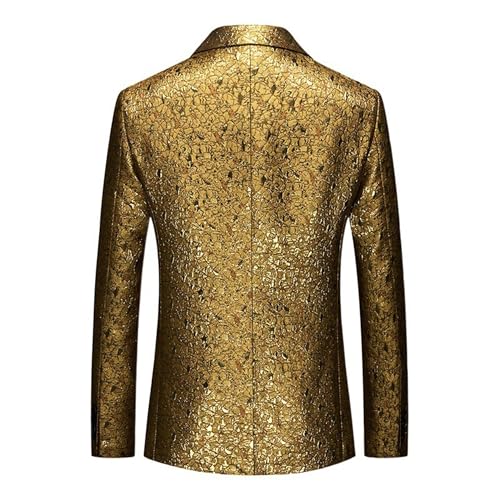 Mens Slim Fit Blazer Luxury Dress Suit Jacket Business Elegant Jacquard Tuxedo Jacket Prom Party Dinner4