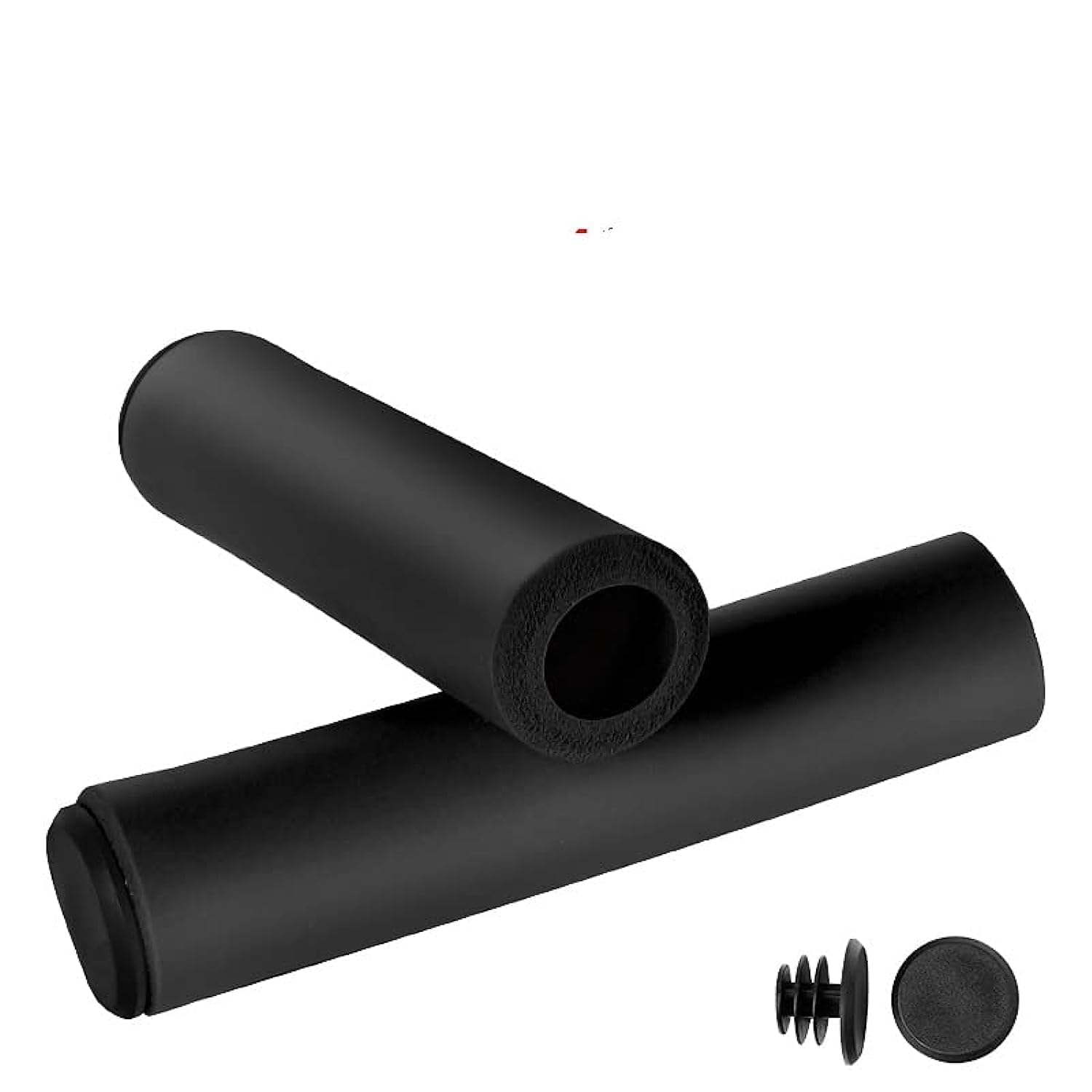 Silicone Bicycle Handlebar Grips, Comfortable MTB Non-slip Sponge Handle Grips