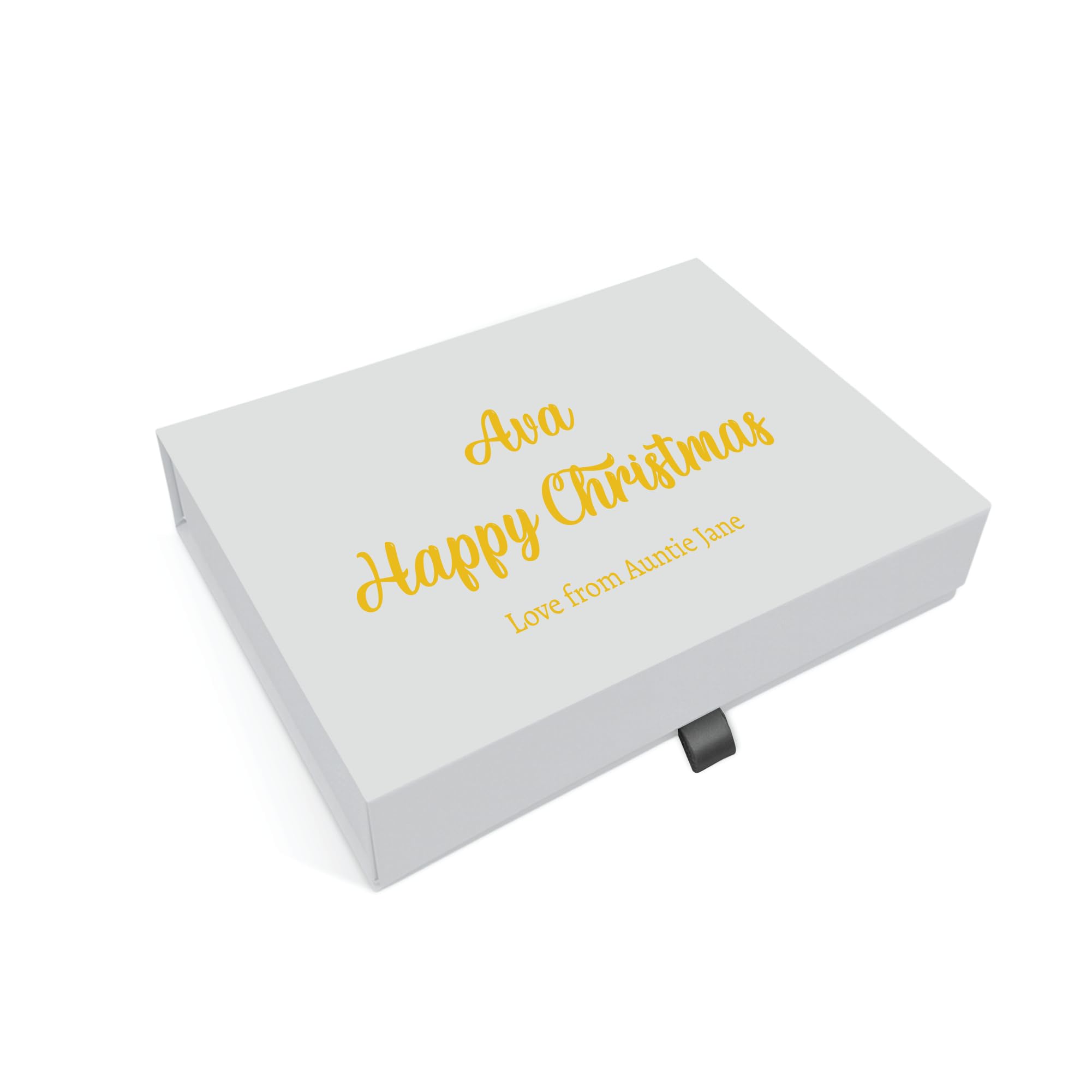 COOKIES AND KOALAS Grey Christmas Gift Box - Large 22x34x7cm Foil