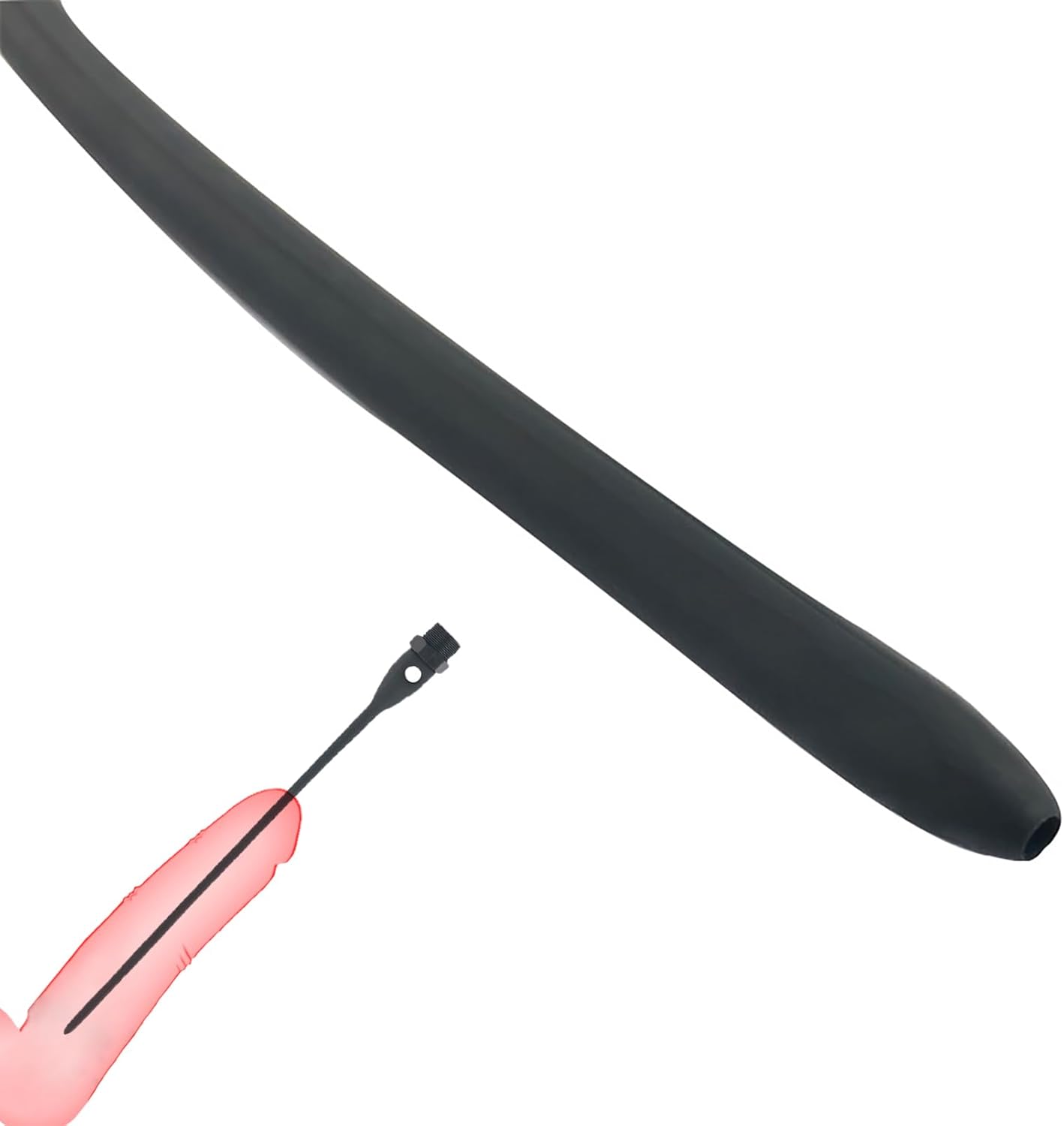 SeLgurFos Flushing Electric Shock Urethral Sound Adult Sex Toys Silicone Vibrating Urethral Plug Dilator Cock Sounding Rods for Men Urethra Stimulation (Penis Plug Set)