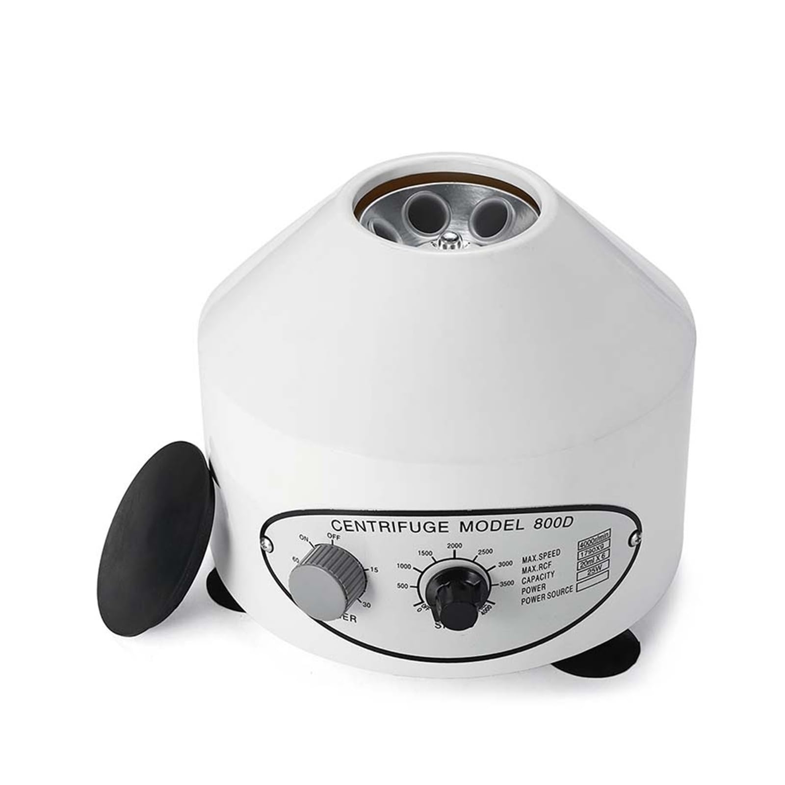 Centrífuga de Laboratorio eléctrica de 800D y 4000 RPM de Alta eficiencia, máquina de práctica médica, centrífuga de Escritorio(White)