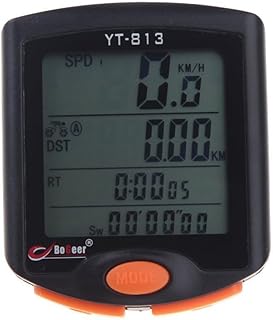 SUPVOX Hodômetro De Bicicleta Computador De Bicicleta Velocímetro Com Fio Tacômetro Luz Traseira Velocímetro Odômetro Quilômetro Velocímetro De Bicicleta