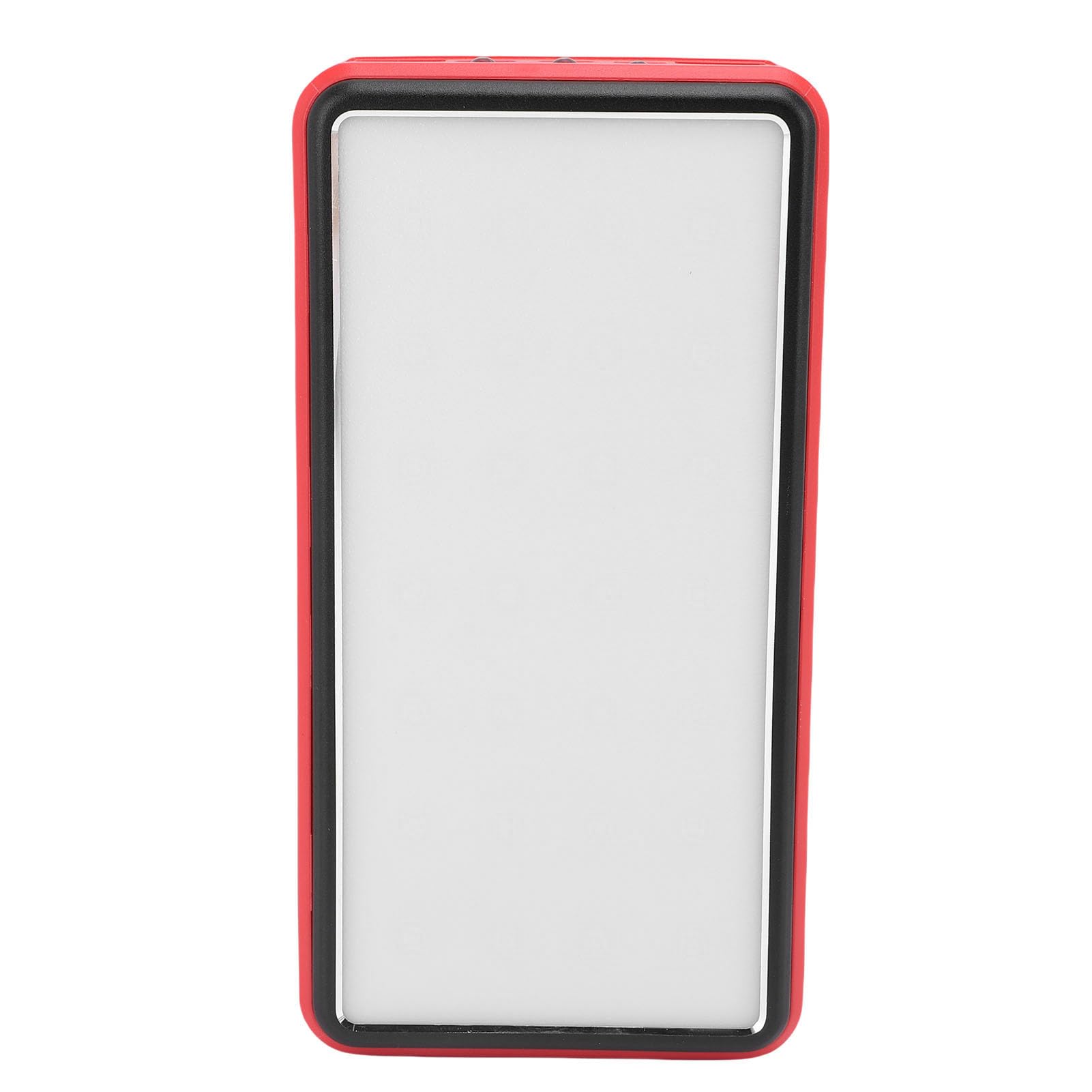 Fabater Caricabatterie portatile in lega di alluminio ad alta capacità da 50000 mAh con luce a LED per campeggio all'aperto adatto per la ricarica di tablet del telefono (rosso)