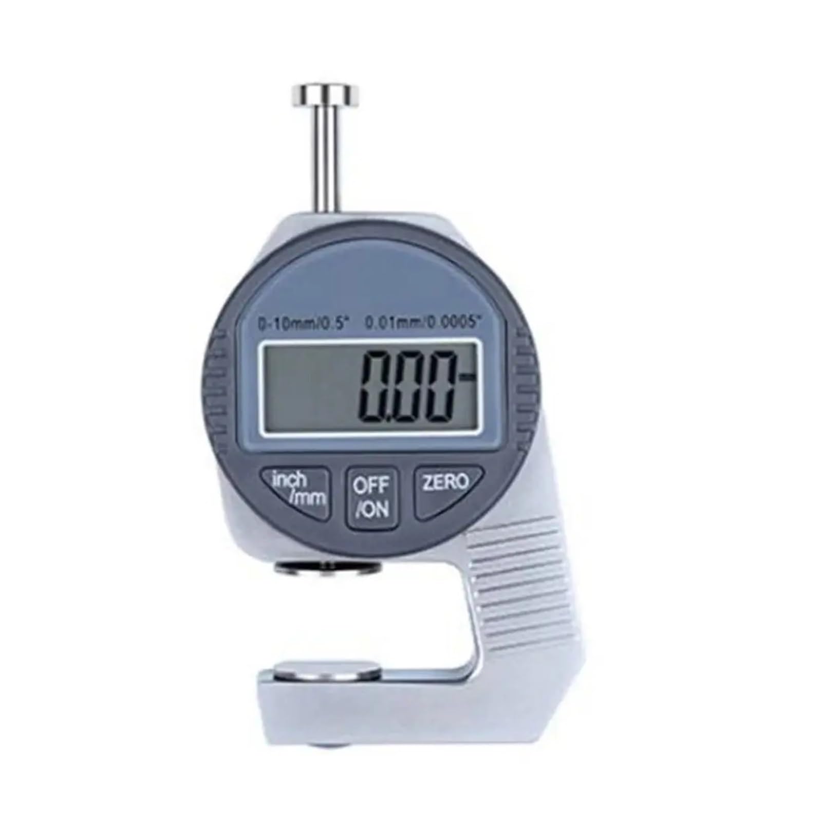 Misuratore di spessore digitale, strumento di misurazione da 0 a 12,7 mm, misurazione millimetrica accurata con display trasparente, design leggero per un facile utilizzo