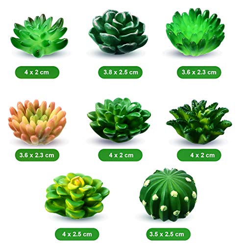 16 imanes decorativos de plantas para nevera miniatura 2