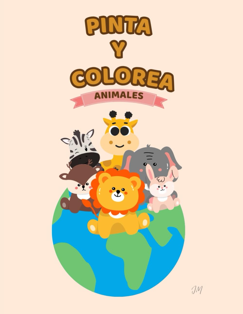 Libro para colorear de animales 4-8 años