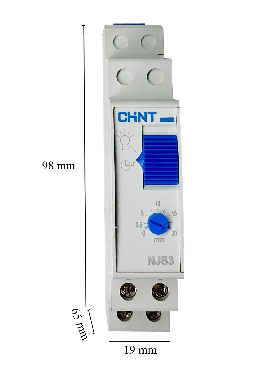 Relè Temporizzatore Luci Scale 220-240V - Interruttore Temporizzato Meccanico, 5 Impostazioni Tempo Da 0.5 A 20 Minuti - Foto 4