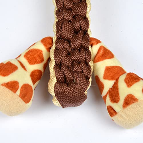 Love Story Les Féroces Suzie die Giraffe Plüschspielzeug mit Seil, 34 cm
