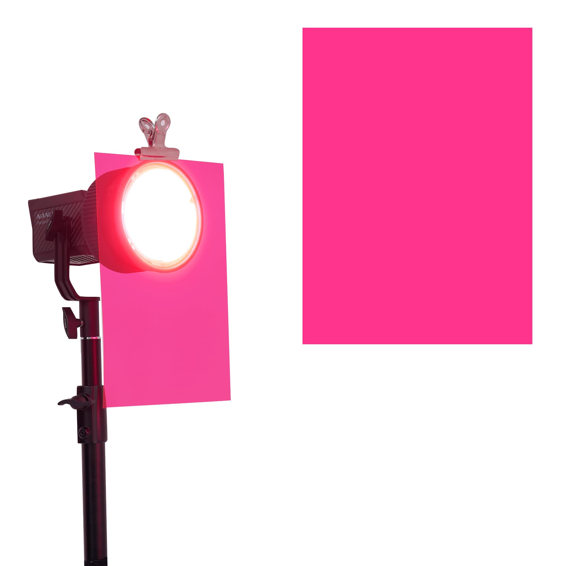 Lystaii Lot de 9 filtres de lumière en gel pour correction de couleur - Film de couleur transparent - Filtres en gel - 30 x 21 cm - Pour film vidéo, photo, scène (rose rouge)