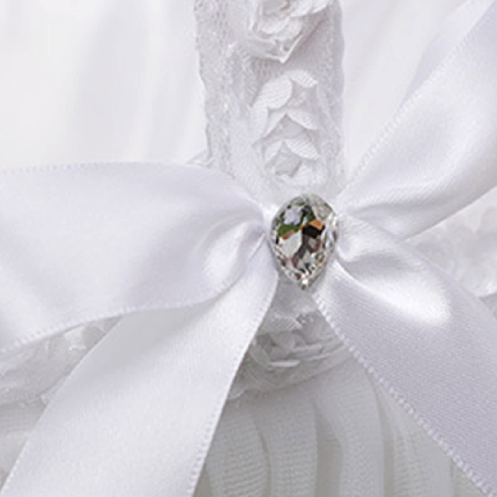 Blumenmädchenkörbe für Hochzeiten, große Hochzeit für Blumenmädchen, einfach, niedlich, königlich mit Spitze, weiß, Hochzeitszubehör und Dekorationen
