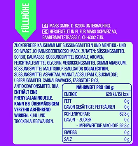 Airwaves Kaugummi | Cool Cassis | Lila, zuckerfrei | 6 Dosen (6 x 50 Dragees) - Image 4