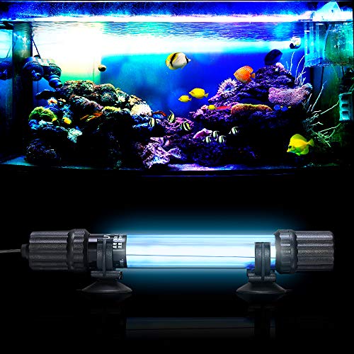 Andoer UV Light Aquarium Clean Lights Submersível À Prova D 'Água Lâmpada Água Limpa Algas Verdes T