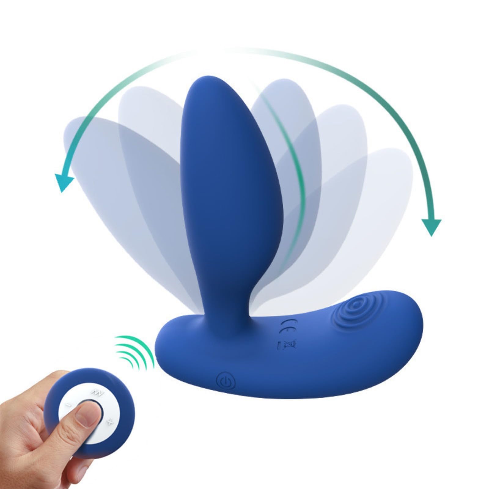 Plug anale Uomini sexy con telecomando senza fili, vibratore con plug anale in gel di silice a 10 velocità, giocattoli del sesso anale gay Per prodotti del sesso per uomini